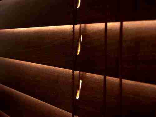 Bildtitel Wood blinds