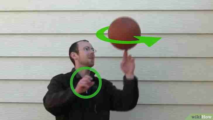 以Spin a Basketball on Your Finger Step 14为标题的图片