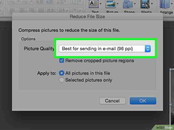 以Reduce Powerpoint File Size Step 9为标题的图片