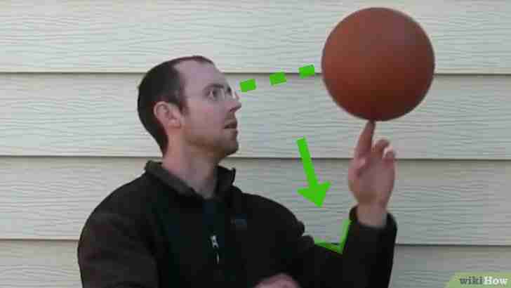以Spin a Basketball on Your Finger Step 3为标题的图片