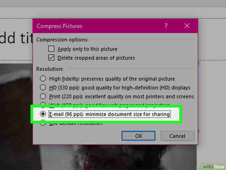 Imagem intitulada Reduce Powerpoint File Size Step 4