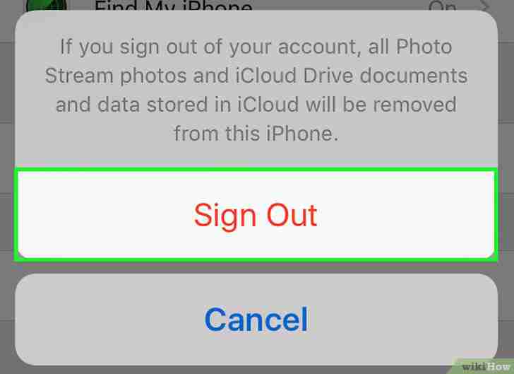以Change Your iCloud Account Step 8为标题的图片