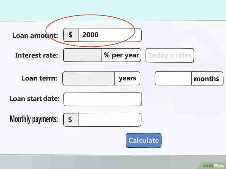 Gambar berjudul Calculate Loan Payments Step 2