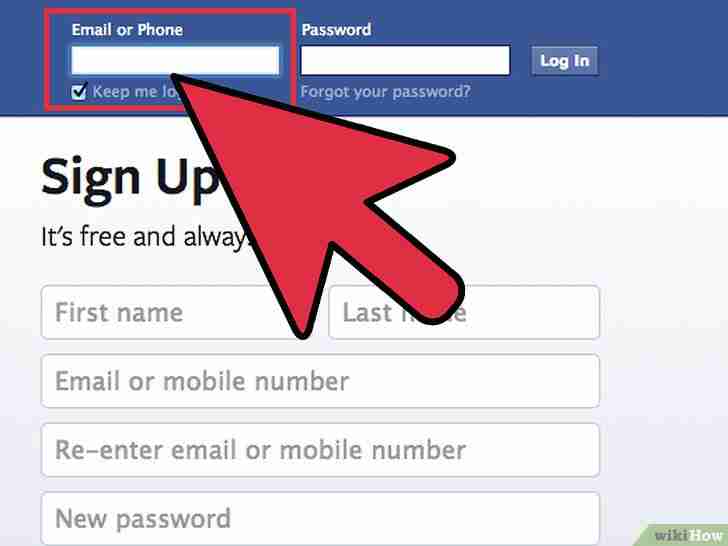 Imagen titulada Get Someone's Facebook Password Step 1